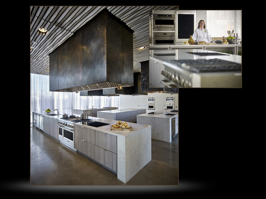 Architectural Interior of GE Mabe Canada showroom teaching kitchen-15