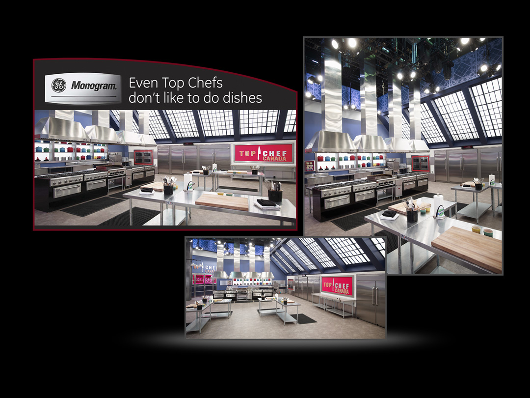 Architectural Interior of Top Chef studio set teaching kitchen-16