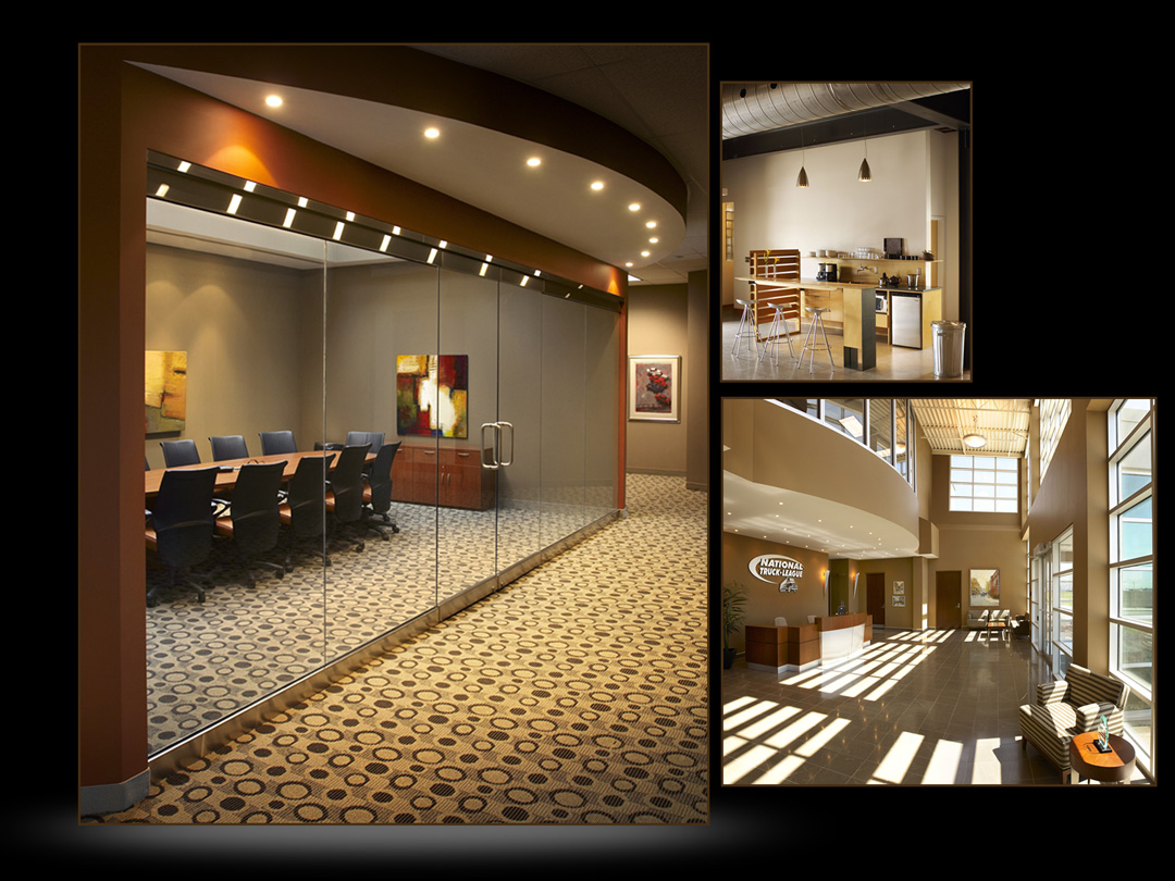Architectural interior of office lobby and boardroom-22