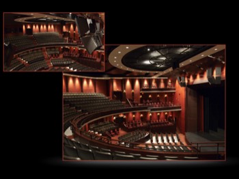 Architectural Interior overview of main stage and seating-5