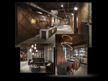 Architectural Interior of Cambria lobby and showroom-11