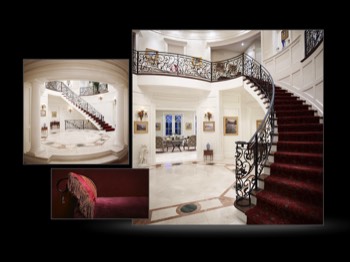  Architectural Interior of Luxury home stairway and foyer-82 