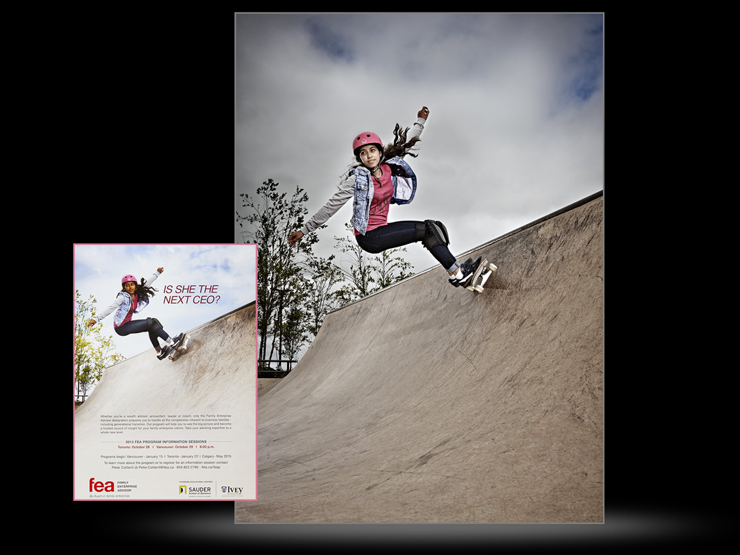 Editorial Portrait Photography and Head Shots of skate board girl-10