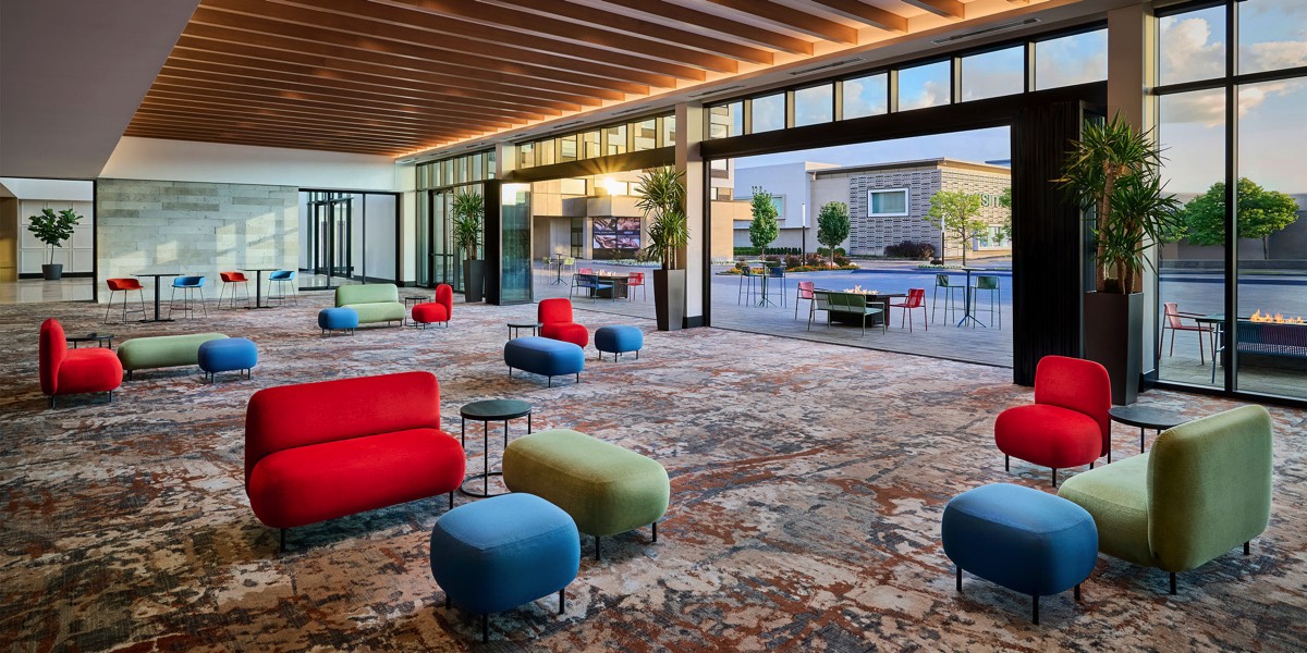 Hotel and Resort Photographer Marriott Approved Carole & Roy Timm Photography Sheraton Confrence Entrance